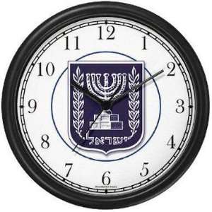 of Israel / David in Circle #3 (JP6) Jewish / Judaic Theme Wall Clock 