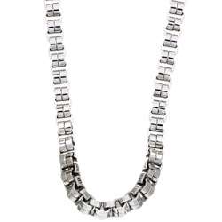 Stainless Steel Mens Venetian Link Necklace  