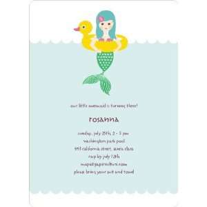  The Little Mermaid Birthday Invitations: Health & Personal 
