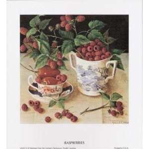  Fruits In Porcelain Cherries Poster Print: Home & Kitchen
