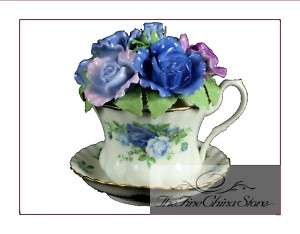 Royal Albert Moonlight Rose Musical Tea cup Music Box  