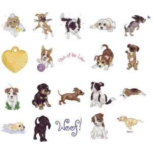  Brother Embroidery Machine Card PUPPIES ON PARADE Kitchen 