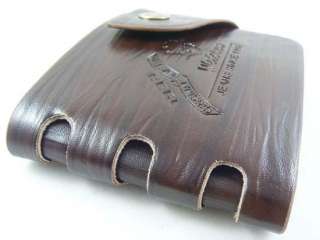   Up Hasp Dark Coffee PU Leather Zip Purse Wallet ID Holder  