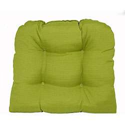 Solid Green Indoor/ Outdoor Dining Chair Pads (Set of 2)  Overstock 