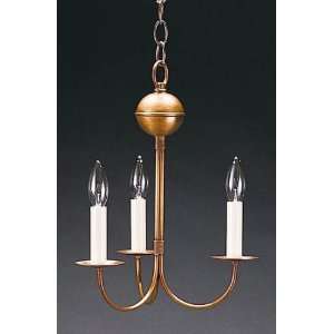  Hanging J Arms Raw Copper 3 Candelabra Sockets