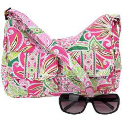 Vera Bradley Pinwheel Pink Libby Bag  