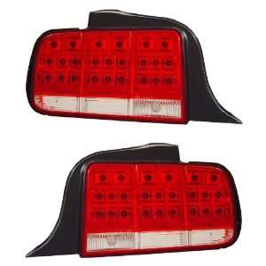  FORD MUSTANG 05 09 LED TAIL LIGHT RED/CLEAR NEW 