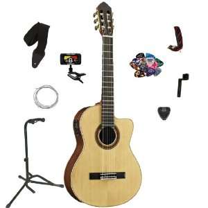   Classical Guitar with Cutaway, with Legacy 30 Piece Guitar Accessory