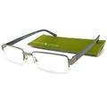 Foster Grant MicroVision Silver Foldable Reading Glasses   