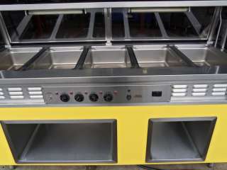   BUFFET 5 WELLS ELECTRIC HOT FOOD WARMER HEATED STEAMTABLE STAINLESS