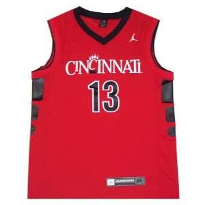  Nike Cincinnati Bearcats #13 Red Replica Basketball Jersey 