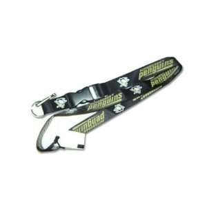 Pittsburgh Penguins Clip Lanyard Keychain Id Ticket Nhl  