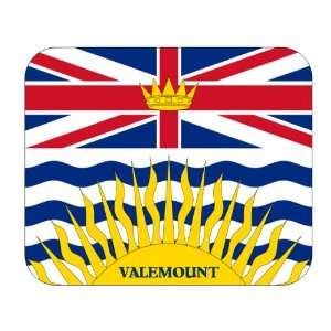  Canadian Province   British Columbia, Valemount Mouse Pad 