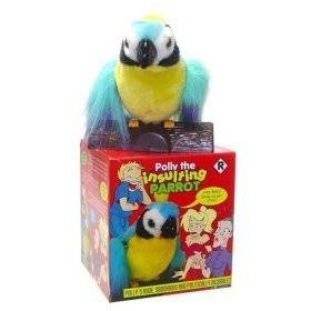 pete the repeat parrot $ 14 95 polly the insulting parrot not for 