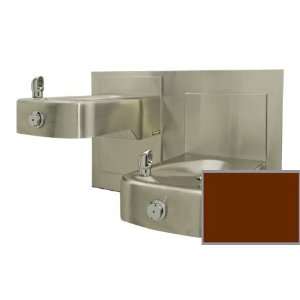 barrier free, wall mounted, dual 14 gauge satin finish stainless steel 