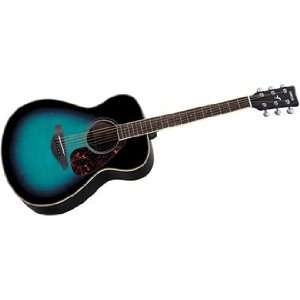  Yamaha FS720S Acoustic Guitar, Cobalt Aqua: Musical 