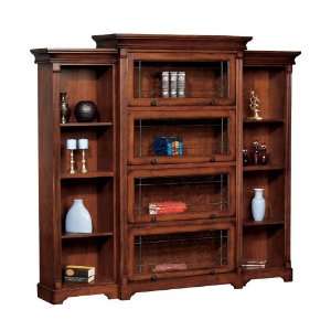Country Cherry 46 Lawyers Bookcase with Left & Right Open Bookcases 