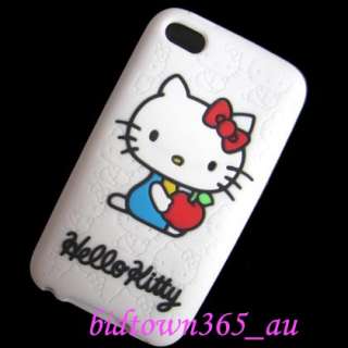 Brand New Two Pieces Soft Silicone Hello Kitty Skin Case Cover for 