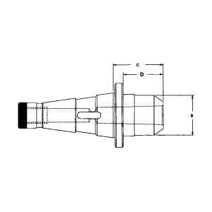  Parlec Nmtb40 #4x 3.5 Parlec Morse Taper Adaptr