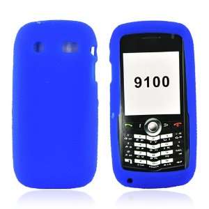  for Blackberry Pearl 9100 Striker Silicone Case BLUE 