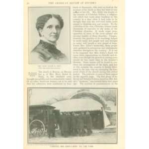 1911 Death Funeral Mary Baker G Eddy Christian Science 