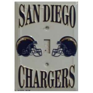    San Diego Chargers Light Switch Plate Cover: Sports & Outdoors