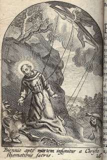1646   A RARE (SMALL) ILLUSTRATED LIFE OF ST. FRANCIS  
