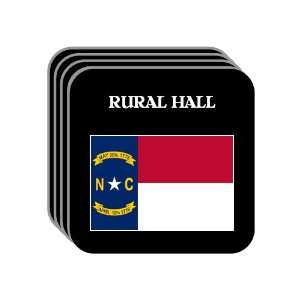 US State Flag   RURAL HALL, North Carolina (NC) Set of 4 Mini Mousepad 