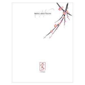  Cherry Blossom Note Card   Package of 24: Everything Else