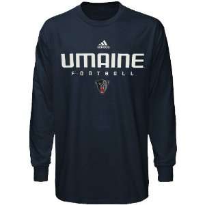   Navy Blue Sideline Long Sleeve T shirt (Small)