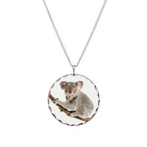    Necklace Circle Charm Koala Bear on Branch: Artsmith Inc: Jewelry