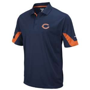 Chicago Bears 2010 Navy Sideline Team Polo Shirt:  Sports 