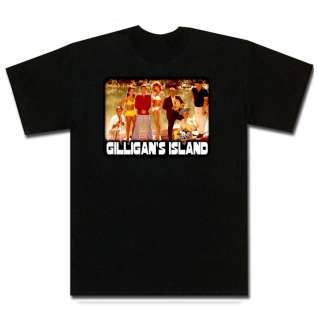 Gilligans Island Tv Series Cast Vintage T Shirt  