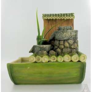 Green Bamboo Room Table Top Water Fountain