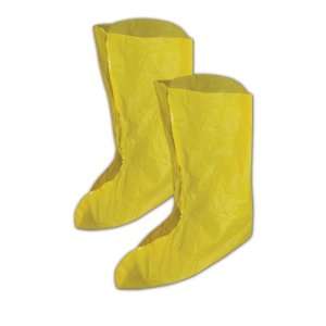 Magid SC1815 EconoWear PVC Disposable Shoe Cover, 12 Length, Yellow 
