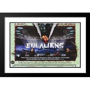 Evil Aliens 32x45 Framed and Double Matted Movie Poster   Style A 