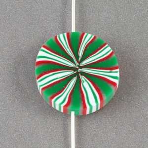  14mm Peppermint Candy Handmade Clay Beads Arts, Crafts & Sewing