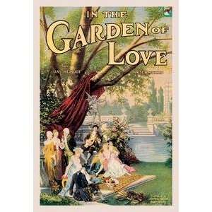    Vintage Art In The Garden Of Love   10587 9