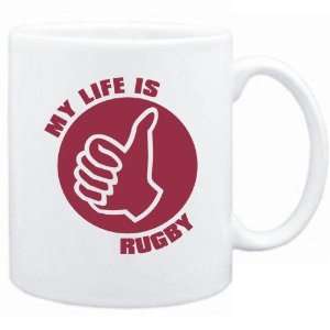  New  My Life Is Rugby  Mug Sports