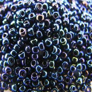  Miyuki Rocaille seed beads 11/0 met dk blue iris 10g