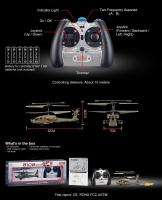 Syma Newest 2012 Model S109G 3CH Gyro RTF Apache Indoor RC Helicopter 