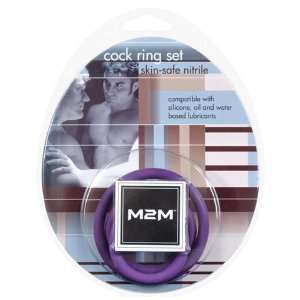  M2m nitrile c ring   pack of 3 purple Health & Personal 