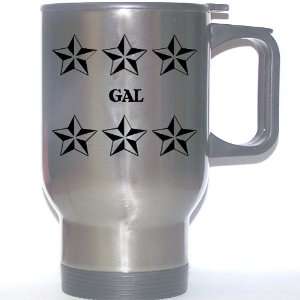   Name Gift   GAL Stainless Steel Mug (black design) 