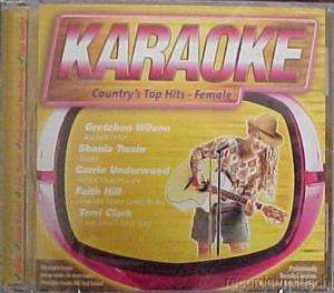 Countrys Top Hits Female Karaoke CD CD+G Twain Hill  