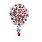 Fashion Jewelry For Everyone Collections Siam Red Crystals Brooch 