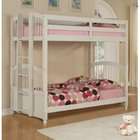 Powell May Twin / Twin Bunk Bed   Pure White   83.25W x 72.75H x 43 