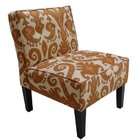 Skyline Furniture South Holland Button Armless Chair in Rosewell 