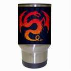 Carsons Collectibles Travel Coffee Drink Mug of Tribal Fire Dragon 