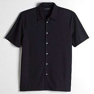 Mens Knit Button Front Shirt  Structure Clothing Mens Shirts 