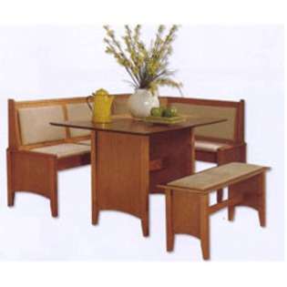   upholstered cushion bench breakfast nook set with bench at 
